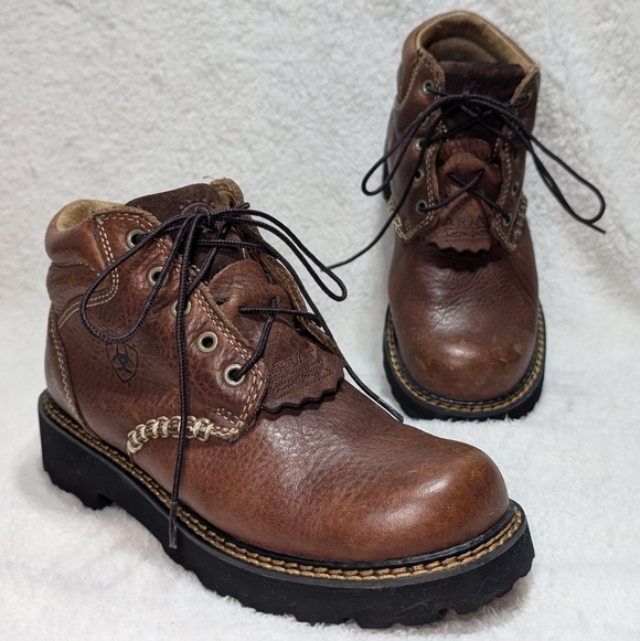 Ariat Canyon Women's 6.5B Soft Toe Lace-Up Casual Western Leather Boots - Picture 1 of 10